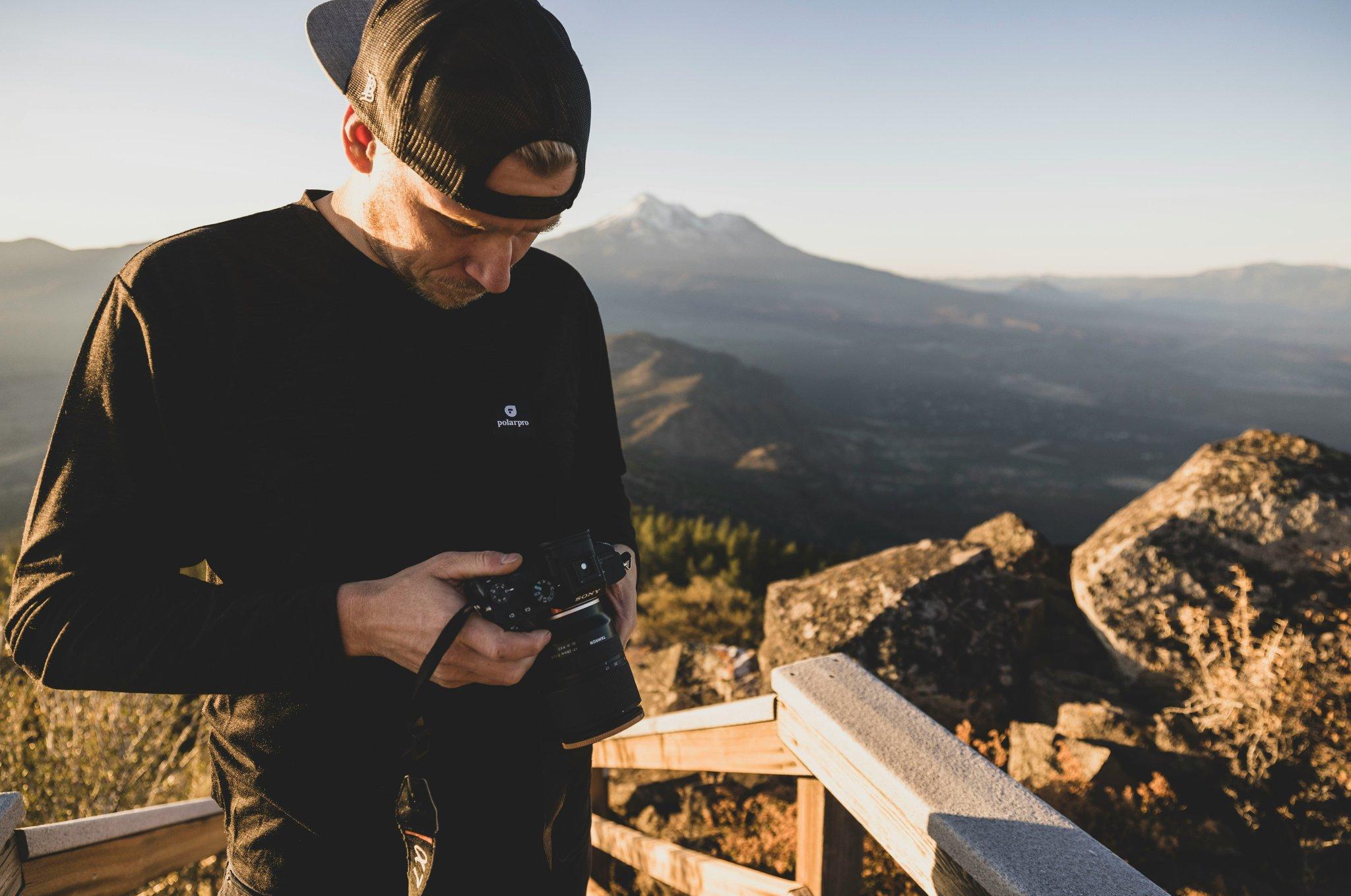 A rugged compact camera perfect for hiking adventures.
