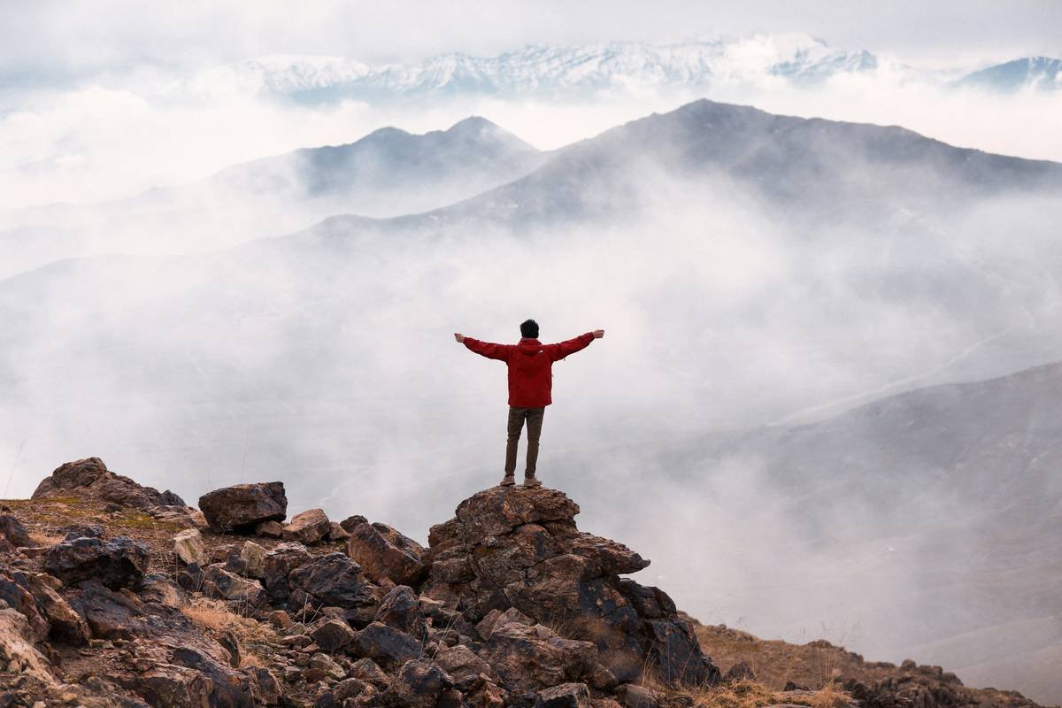 I like being near the top of a mountain. One can't get lost there. “Fly on”